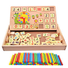Early Education Preschool Teaching Counting Sticks Bars Mathematical Number Math Toys Wooden Games Calculat Math Toys Montessori Toys Educational Toys For Kids