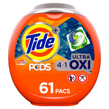 Powders have more bleaching technology than liquids, and can go after particulate soils better, says elaine cella, principal researcher for tide. Tide Pods Ultra Oxi Liquid Laundry Detergent Pacs 61 Count Walmart Com Walmart Com