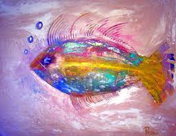 Key Largo Series Rainbow Fish by Tonya Rosa Stephens