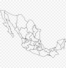 To purchase clipart as vector file contact support@classroomclipart.com Clipart Mexique Politique Mexico Map Outline Png Image With Transparent Background Toppng