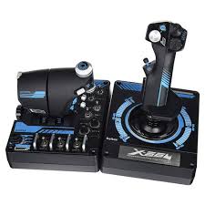 Saitek Pro X 56 Rhino H O T A S Video Game Flight Controller For Pc Joystick Logitech Flight Simulator