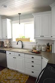 With farmhouse kitchens, you can usually get away with mismatching finishes for a more vintage look. Kitchen Tour Updated Trendy Kitchen Tile Kitchen Redo Kitchen Renovation