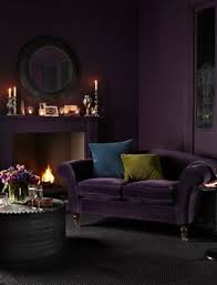 Dark Living Room Purple Living Room Dark Living Rooms Moody Living Room