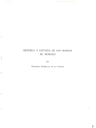 Y su actividad sic es alquiler de maquinaria para la construccion. Historia Y Leyenda De San Roman De Moroso Mercedes Rodriguez De La Fuente Pdf Pdf
