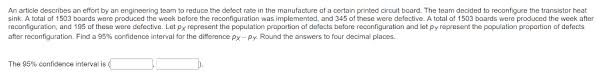 solved: an article describes an effort
