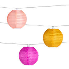 These bright festival lanterns will bring an elegant ambient glow to your outdoor space day in and out. Soji Solar String Lights 10 Piece Allsop Home Garden