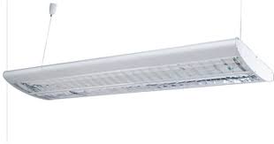 4 Foot Led Parabolic Grille Fixture With Aluminum Shield 50 Watt Fixtures Aluminum Lamp