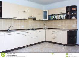 modern kitchen interior stock image