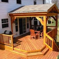 Wood Decks Patio Balcony Ideas Back Deck Designs Building A Deck