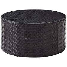 This is our walnew 3 pieces patio pe rattan wicker furniture sets, including 2 rocking chairs, 1 coffee table and 4 cushions. Catalina Outdoor Wicker Sectional Glass Top Coffee Table 7k275 Lamps Plus