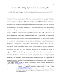 Doc Evaluation Of Financial Reporting System In Islamic Banks In Bangladesh Md Azizur Rahman Academia Edu