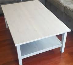 It has a life under the table and can be used to store magazines, books or other items that remain close to the coffee table. Hemnes Lift Top Coffee Table Ikea Hackers