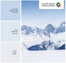 ألوان ثلجية باردة Painting Blue Lighthouse