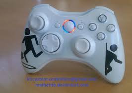 Portal Xbox 360 Controller By Matherite On Deviantart Xbox 360 Controller Xbox Xbox 360