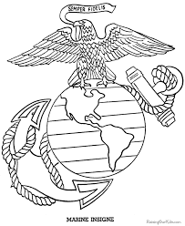 Armed Forces Day Picture To Print And Color Marine Pictures Patriotic Symbols Flag Coloring Pages
