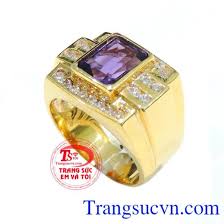 Nhẫn Nam Pha Cach đầy Nam Tinh Nhẫn Nam Thạch Anh