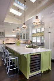 9 Kitchen Islands That Look Gorgeous In Green This old world style backsplash creates a focal point with its excellent.
