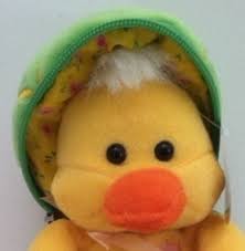 Plushland Plush Harry Chick Baby Easter Egg March Of Dimes Yellow Duck  Green