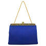 1960'S Rosenfeld Royal Blue Satin Evening Bag With Jewels from www.1stdibs.com