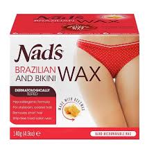 Formulated with natural extracts of melon, aloe vera, avocado oil and honey to help soothe and protect sensitive skin, while targeting the hair shaft for effective removal of unwanted hair in as little as four minutes. Nad S Hair Removal Brazilian Bikini Wax 140g