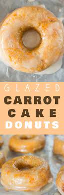 Glazed Carrot Cake Donuts Homemade Baked Donuts Recipe Desserts Homemade Baked Donuts Delicious Donuts