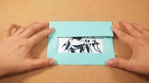 Fold the paper in half and open back out. How To Make A Greeting Card Envelope 11 Steps With Pictures