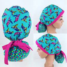 Ponytail Surgical Scrub Hats Scrub Hats For Women Medical Hats Scrub Tech Cap Operating Room Nurse H Scrub Hat Patterns Surgical Scrub Hats Scrub Hats