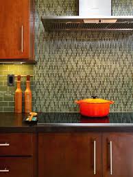 These tiles have a 8mm thickness that increases their these subway tiles can be used for commercial or residential construction in either a wet or dry environment. Green Glass Tile Backsplash In Modern Kitchen Hgtv