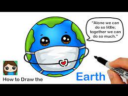 In this video, you will learn how to draw and coloring the earth wearing a mask, coronavirus awareness poster easy, the earth is fighting a virus step by. How To Draw The Earth Wearing A Mask Coronavirus Awareness Art Epicheroes Movie Trailers Toys Tv Video Games News Art