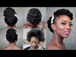 Find out the latest and trendy natural hair hairstyles and haircuts in 2020. Simple Natural 4c Bridal Faux Updo Tutorial On Short Hair Collab Growwithnikki Youtube