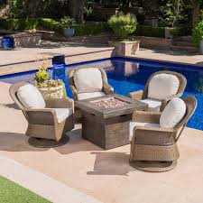 We did not find results for: Colosseum 5 Piece Wicker Swivel Set With Fire Table By Christopher Knight Home Overstock 17904546