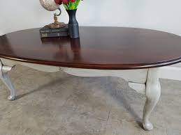 Modern Farmhouse Queen Anne Coffee Table Solid Woo Solid Coffee Table Coffee Table Refinish Queen Anne Furniture