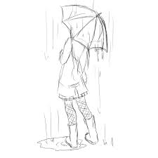 Black And White Umbrella Drawing Umbrella Girl Sketch By Coralinecaroline On Deviantart Umbrella Drawing Girl Sketch Sketches