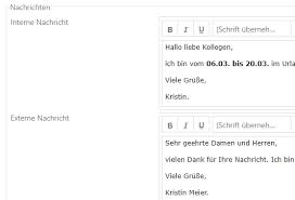 Leider kann ich im letzten schritt die zuvor gespeicherte notiz nicht als datei finden und damit nicht einfügen.habe schon mehrmals den. Abwesenheitsassistent Fur Kollegen Einstellen Firstware Idm Portal