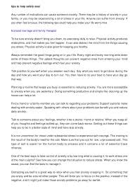 First, the physical response to humor, laughter, reduces the stress hormone, cortisol, increases antibodies and increases tolerance to pain. Advice For Dealing With Chronic Anxiety