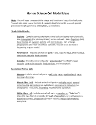 Maybe you would like to learn more about one of these? Honors Science Cell Model Project Ideas