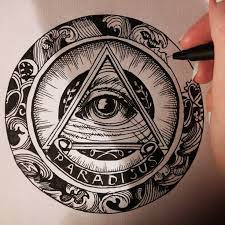 10 clock pyramid tattoo design. Eye Print All Seeing Eye Tattoo Eye Tattoo Hand Tattoos