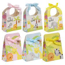 Small Pastel Colored Baby Favor Boxes 10 Ct Packs Baby Shower Dollar Tree Baby Favors Baby Shower Invitations