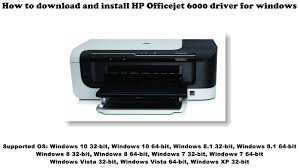 Hp officejet 7000 driver download it the solution software includes everything you need to install your hp printer.this installer is optimized for32 & 64bit windows, mac os and linux. How To Download And Install Hp Officejet 6000 Driver Windows 10 8 1 8 7 Vista Xp Youtube