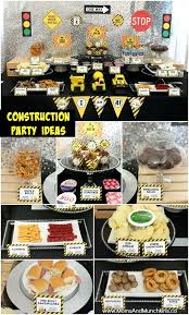 Birthday Party Ideas For Mom Construction Birthday Party Ideas Moms Munchkins Trucks Birthday Party Construction Birthday Parties Adorable Birthday Party