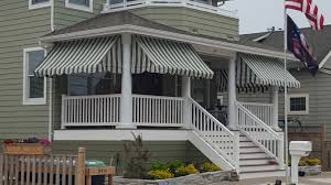 Since awnings are primarily made of canvas, soft cloth and water are two materials that won't affect its waterproof feature. Front Porch Awnings Canvas Porch Covers Humphrys Awnings