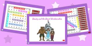 Beauty And The Beast Wordsearch Traditional Tales