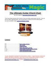 Ultimate Guitar Chord Chart Template Pdf Download Pdf The