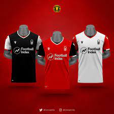 Designed and manufactured by macron, the new shirt features official club partner football index on the front and a. Concept Kits On Twitter Nottingham Forest Football Club Home Away And Third Kit Concepts For The 2021 22 Season Nffc