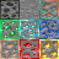 1 obtaining 1.1 natural generation 1.2 breaking 2 usage 2.1 smelting ingredient 2.2 note blocks 3 sounds 3.1 diamond ore 3.2 deepslate diamond ore 4 data values 4.1 id 5 history 6 issues 7 trivia. K3wl S Ore Outline For Bedrock Edition Minecraft Texture Pack