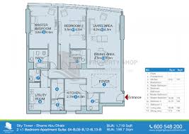 È il principale del new world trade center di new york. Sky Tower Floor Plan Al Reem Island