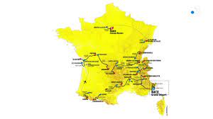 From nice to paris, the course of the 2020 tour de france will never cross any border of france. Tour De France 2020 Carte Animee Du Parcours Dont 3 Jours En Occitanie Youtube