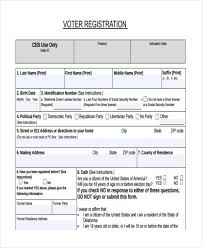 Fill out, securely sign, print or email your how to fill up comelec registration form instantly with signnow. Free 7 Voter Registration Forms In Pdf Ms Word