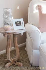 How To Design The Nursery Of Your Dreams The Greenspring Home Side Table Decor Nursery Side Table Small Side Table Decor