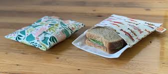 Sac A Sandwich Reutilisable Sac A Collation Reutilisable Tissu Zebres En Turquoise 282 Ecolo Zero Dechet Lavable Vegan Pratique In 2020 Reusable Snack Bag Reusable Sandwich Bags Zero Waste Lunch